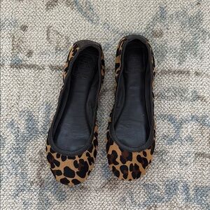 Tory Butch Leopard Print Women's Flats
